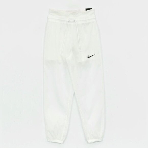 NWOT Nike Woven TECH MESH pull on 2 in 1 shorts track Pants joggers WHITE size S - Picture 4 of 9